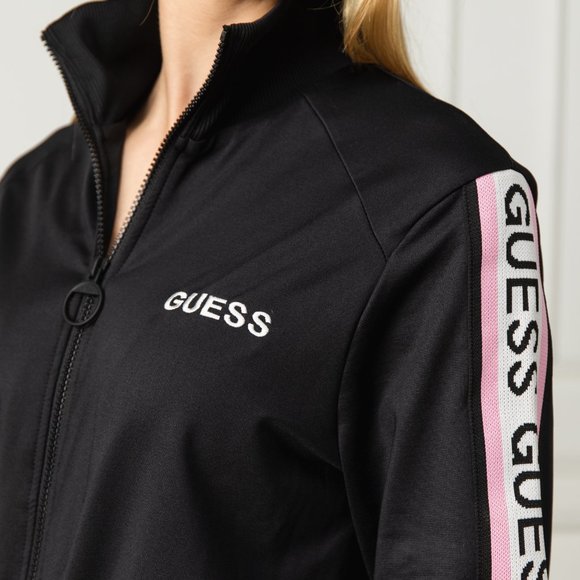 GUESS Sideband Logo Drawstring Waist Jumpsuit sz S - Picture 8 of 16